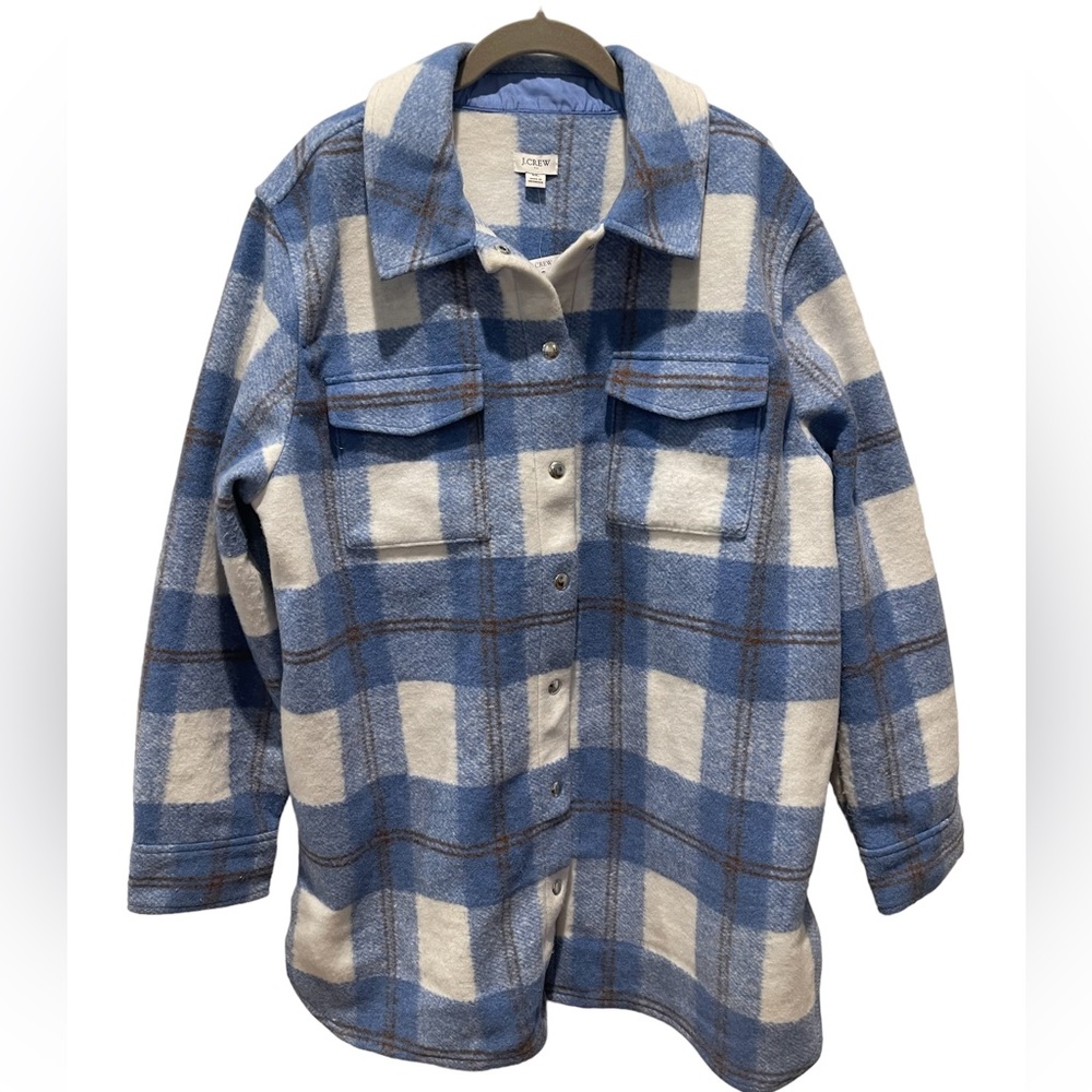 J CREW Longline Shirt Jacket - Picture 11 of 16